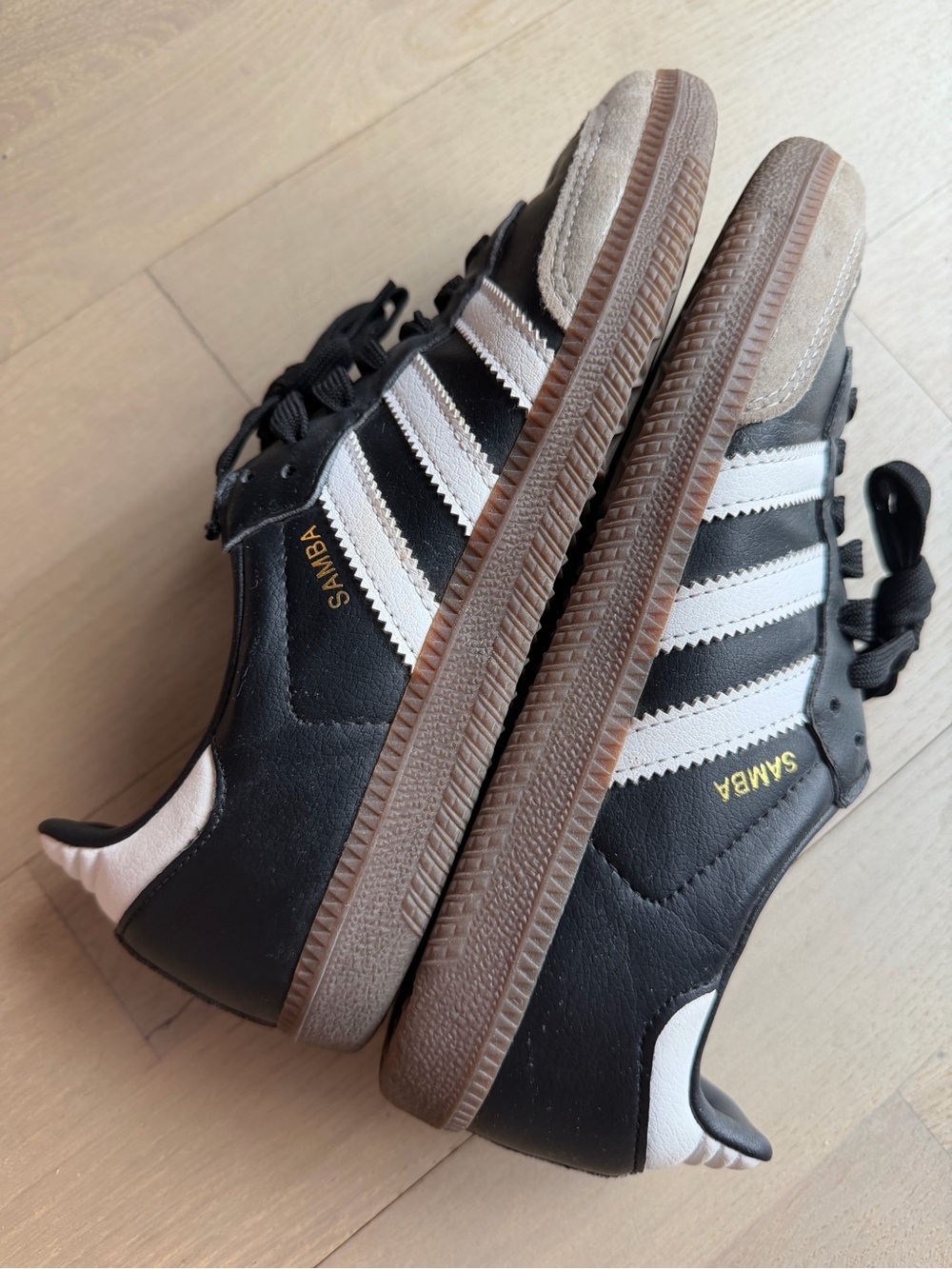 adidas Samba Vegan Shoes “Black White Brown” - Size M5.5 / W7 (True to Size)